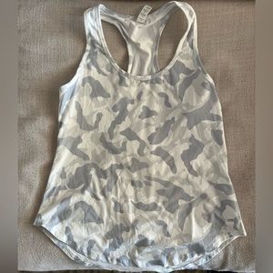 Marika camo print tank top